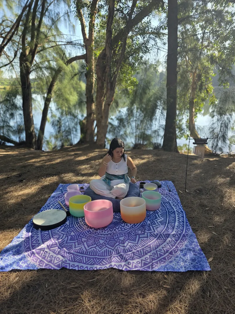 Lakeside sound healing